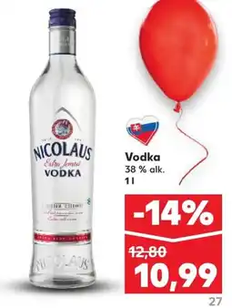 Kaufland SK NICOLAUS Vodka ajánlat
