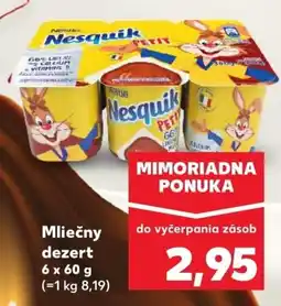 Nesquik Mliečny dezert