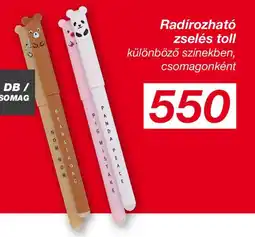 Kik Radírozható zselés toll ajánlat