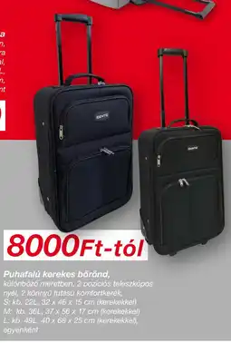 Kik Puhafalú kerekes bőrönd, ajánlat