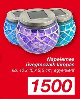 Kik Napelemes üvegmozaik lámpás ajánlat