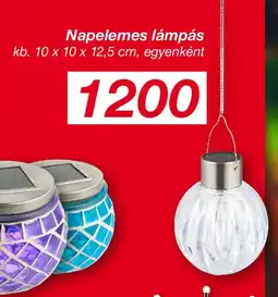Kik Napelemes lámpás ajánlat