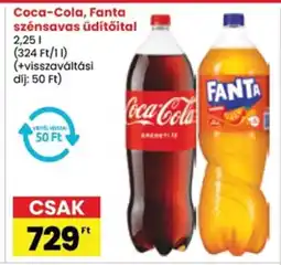 Interspar Coca-Cola, Fanta szénsavas üdítőital ajánlat