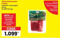 Interspar Wein feketeerdei sonka ajánlat