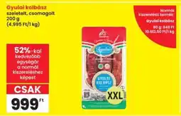 Interspar Gyulai kolbász ajánlat