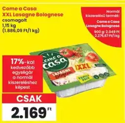 Interspar Come a Casa XXL Lasagne Bolognese ajánlat