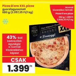 Interspar Pizza D'oro XXL pizza ajánlat