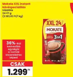 Mokate XXL instant kávéspecialitás