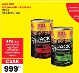 Interspar Jack XXL kutyaeledel-konzerv ajánlat