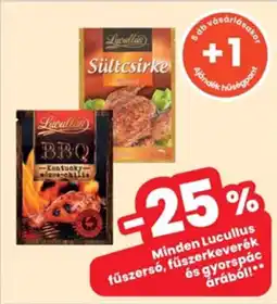 Interspar Minden Lucullus fűszersó, fűszerkeverék és gyorspác árából! ajánlat
