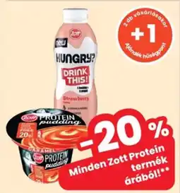 Interspar Minden Zott protein termék árából! ajánlat