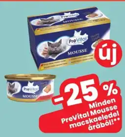 Interspar Minden PreVital Mousse macskaeledel árából! ajánlat