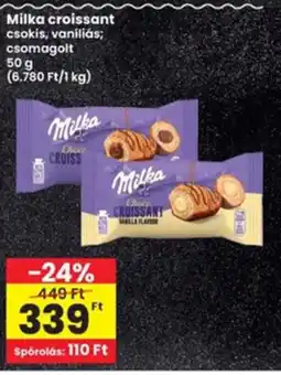 Interspar Milka croissant ajánlat