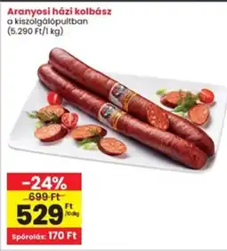 Interspar Aranyosi házi kolbász ajánlat