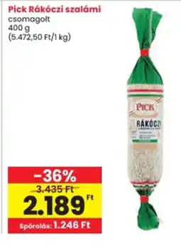 Interspar Pick Rákóczi szalámi ajánlat