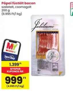 Interspar Pápai füstölt bacon ajánlat