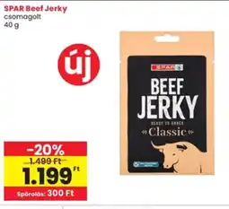Interspar Spar beef jerky ajánlat