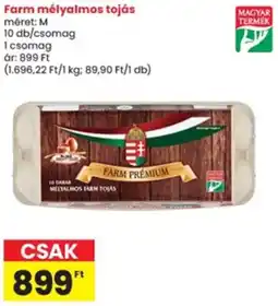 Interspar Farm mélyalmos tojás ajánlat