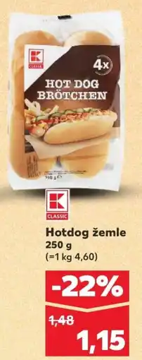 Kaufland SK CLASSIC Hotdog žemle ajánlat