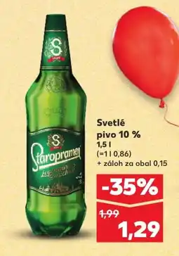 Kaufland SK Staropramen Svetlé pivo ajánlat