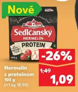 Kaufland SK Sedlčanský Hermelín s proteínom ajánlat
