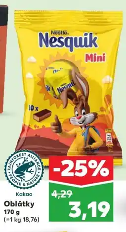 Kaufland SK Nestle Nesquik Oblátky ajánlat