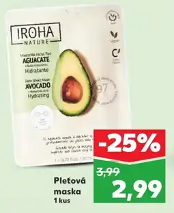 IROHA NATURE Pleťová maska