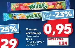 Mamba Ovocné karamelky