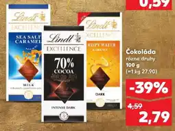 Kaufland SK Lindt Čokoláda ajánlat
