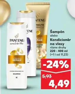 Kaufland SK PANTENE Šampón / Kondicionér na vlasy ajánlat