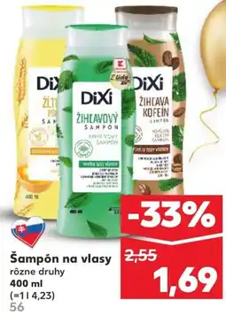 Kaufland SK Dixi Šampón na vlasy ajánlat