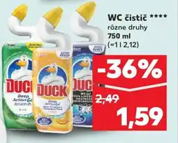 Kaufland SK DUCK WC čistič ajánlat