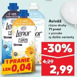 Kaufland SK Lenor Aviváž ajánlat