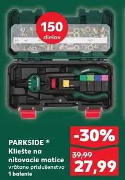 Kaufland SK PARKSIDE Kliešte na nitovacie matice ajánlat
