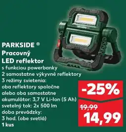 Kaufland SK PARKSIDE Pracovný LED reflektor ajánlat