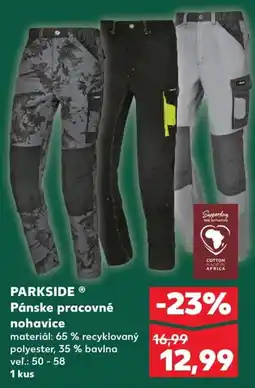 Kaufland SK PARKSIDE Pánske pracovné nohavice ajánlat