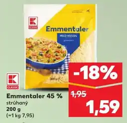 Kaufland SK CLASSIC Emmentaler ajánlat