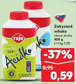 Kaufland SK Rajo Zakysané mlieko ajánlat