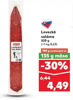 Kaufland SK Lovecká saláma ajánlat