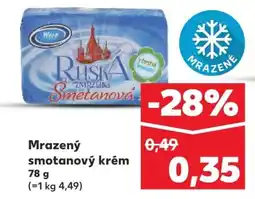 Kaufland SK Wera Mrazený smotanový krém ajánlat