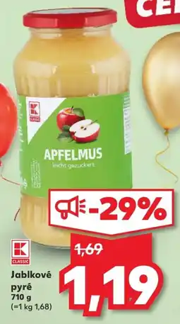 Kaufland SK CLASSIC Jablkové Pyré ajánlat