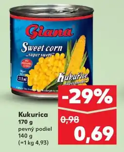 Kaufland SK Giana Kukurica ajánlat