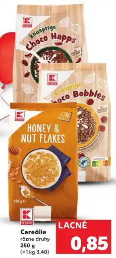 Kaufland SK CLASSIC Cereálie ajánlat