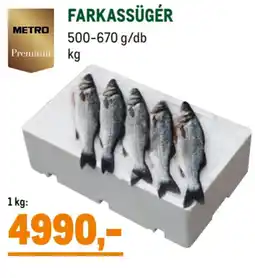 Metro Metro Premium Farkassügér ajánlat