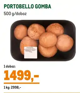 Metro Portobello gomba ajánlat