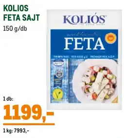 Metro Kolios feta sajt ajánlat