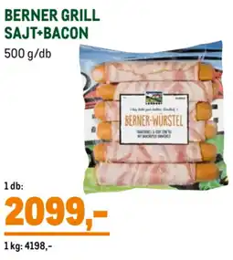 Metro Berner Grill sajt+bacon ajánlat
