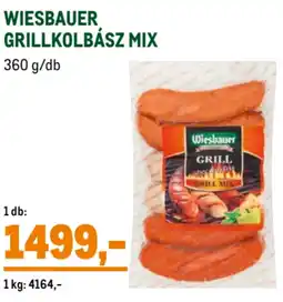 Metro Wiesbauer grillkolbász mix ajánlat