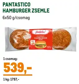 Metro Pantastico hamburger zsemle ajánlat