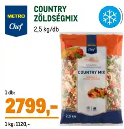 Metro Metro Chef Country zöldségmix ajánlat